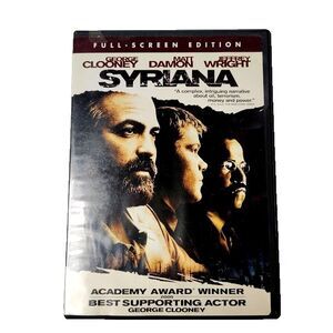 Syriana Action Drama DVD Movie R George Clooney Matt Damon Jeffrey Wright